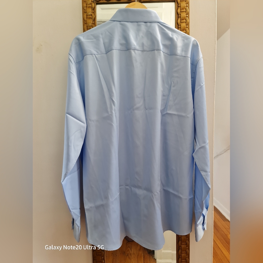 Alimens & Gentle Men's Dress Shirt Long Sleeve Wrinkle-Free Stretch Shirt - Picture 9 of 12